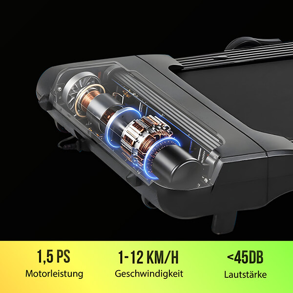 Laufband Walk Run Pro: Kraftvoll. Leise. Effizient.